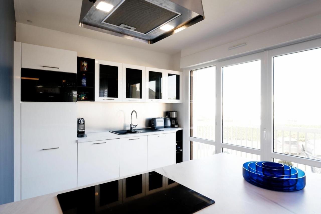 Le Luxe & Votre Vue Mer A Ouistreham Riva Bella ภายนอก รูปภาพ