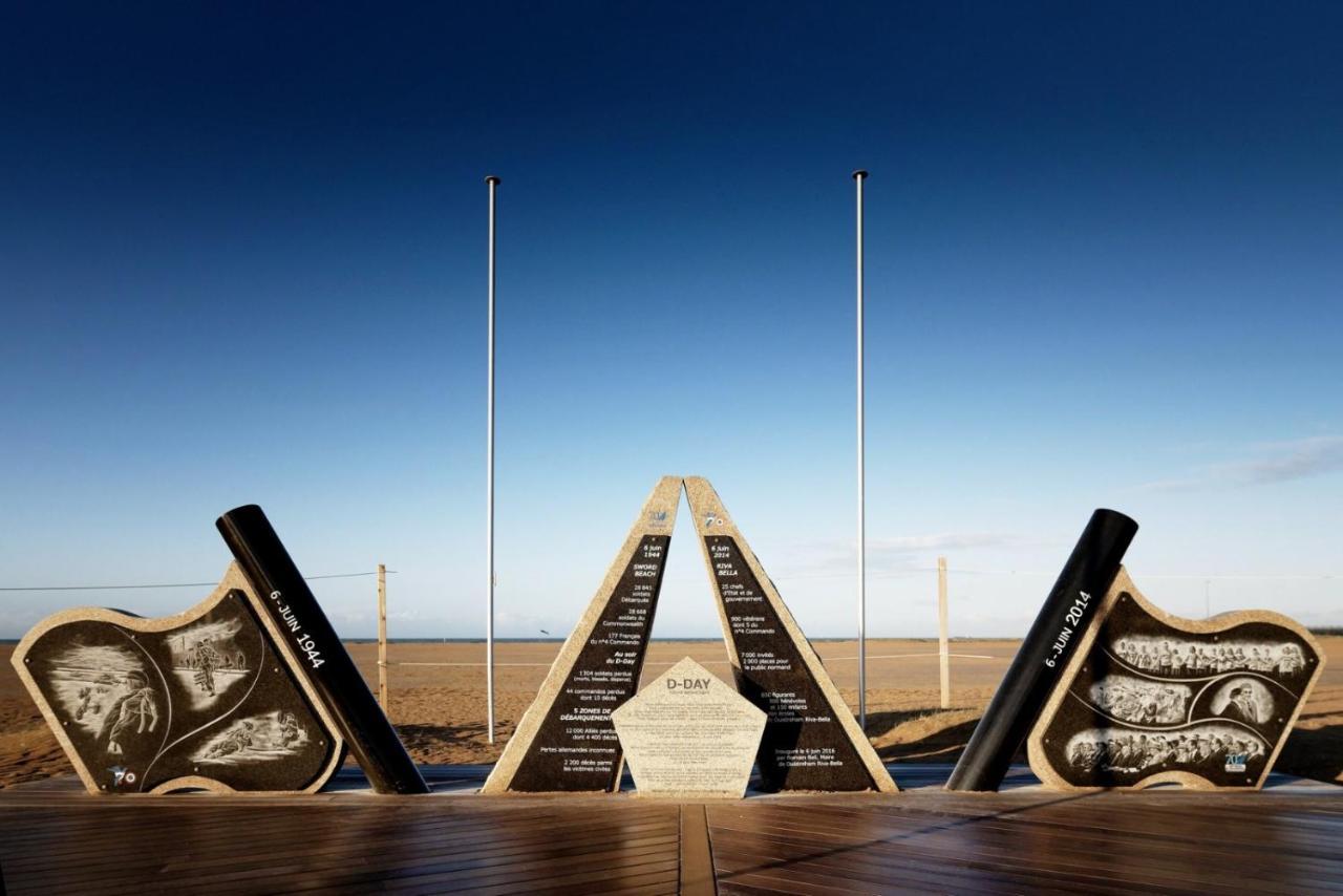 Le Luxe & Votre Vue Mer A Ouistreham Riva Bella ภายนอก รูปภาพ